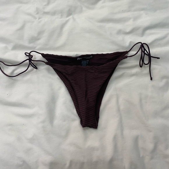 Zara Other - Zara brown tie bikini bottom